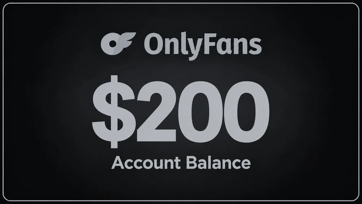 OnlyFans Balance $200